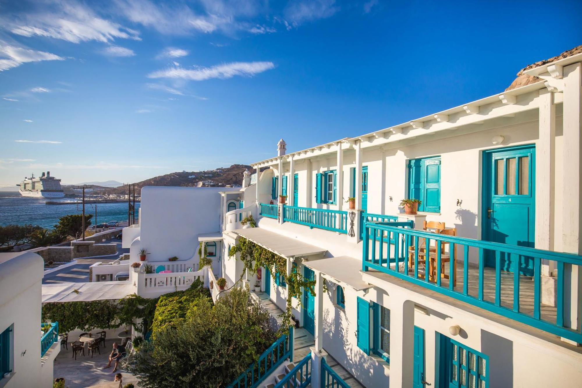 Pension Marias Sea View Mykonos Town 外观 照片