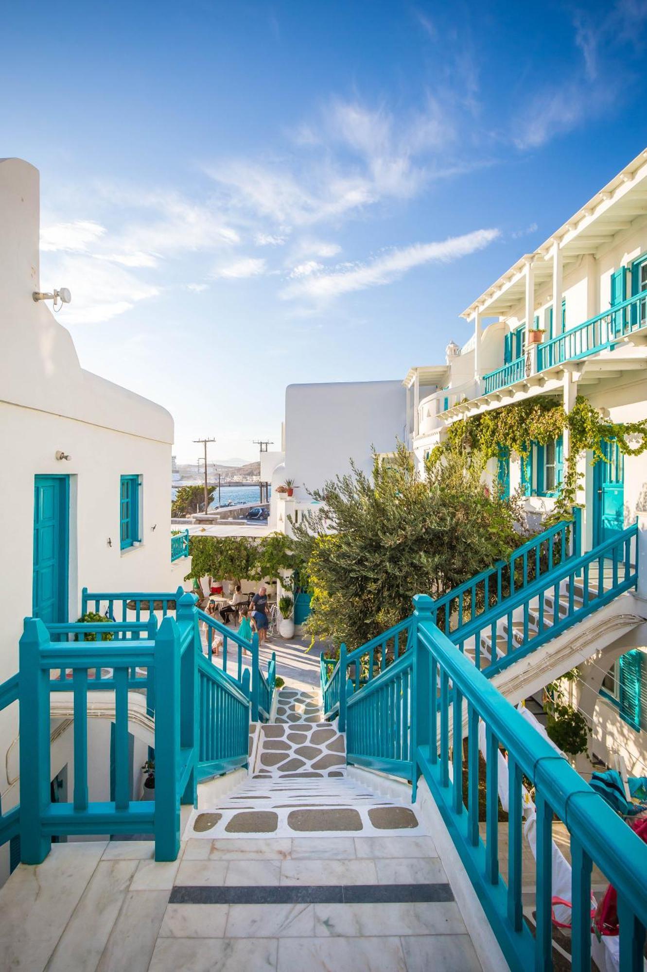 Pension Marias Sea View Mykonos Town 外观 照片